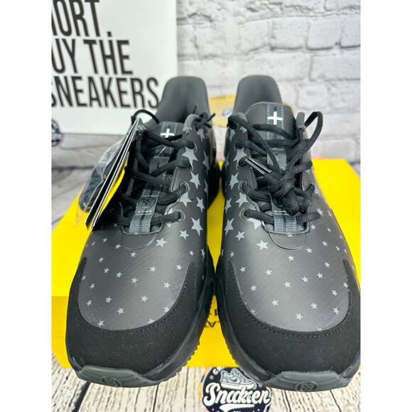 G/FORE Gfore MG4 MG4+ Star Golf Shoes Mens 8.5 Black Onyx Gray Grey Cleats NEW main image 4